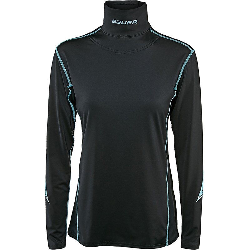 Белье Bauer NG Women's NeckProtect LS футболка с длинным рукавом женская - фото